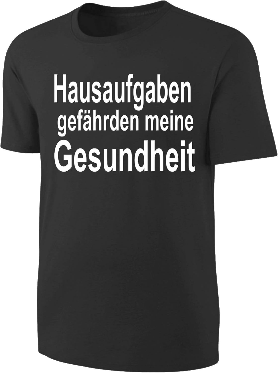 Kinder Sprüche TShirt Hausaufgaben. Schwarz Amazon.de Bekleidung