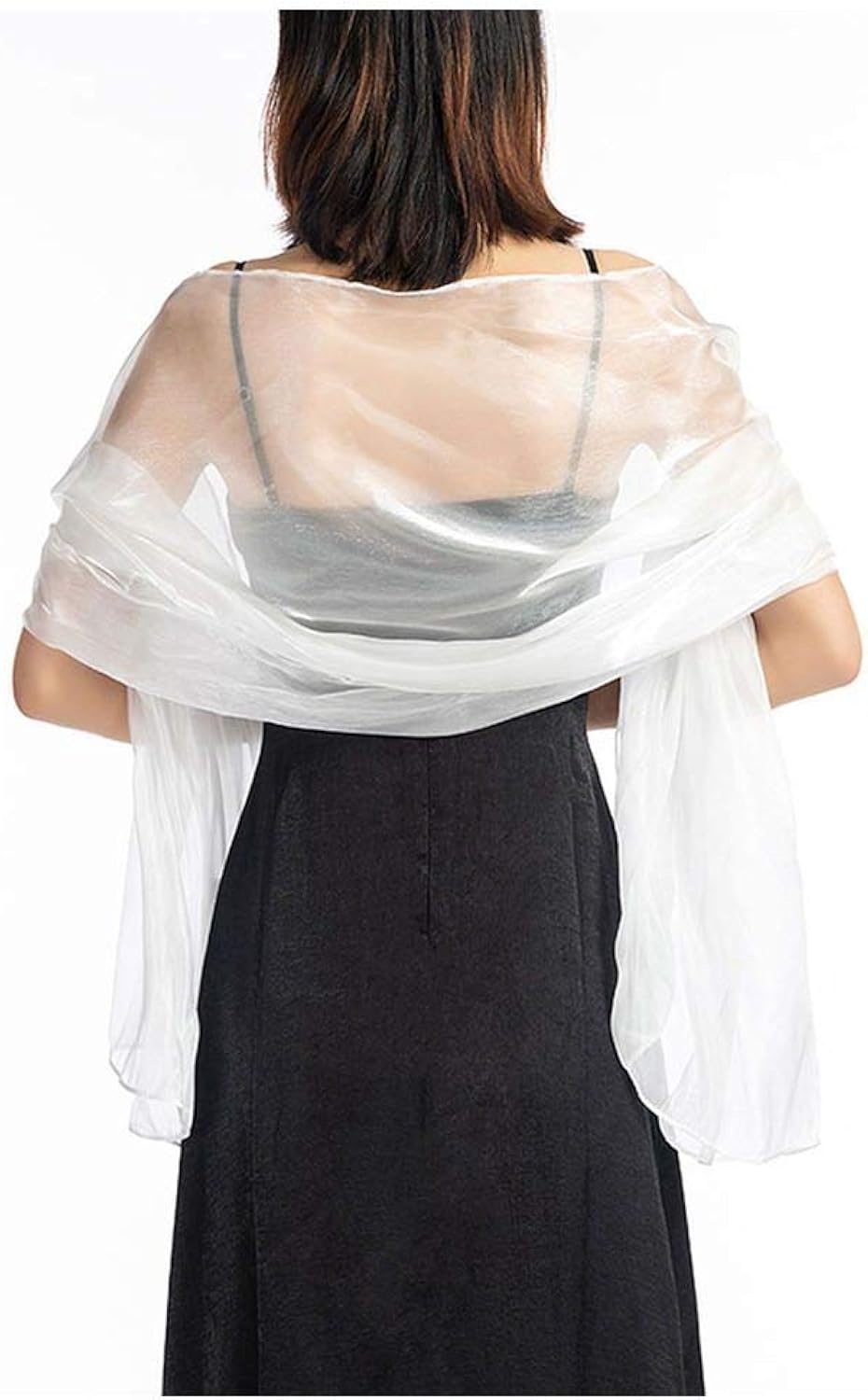 silver grey wrap for wedding