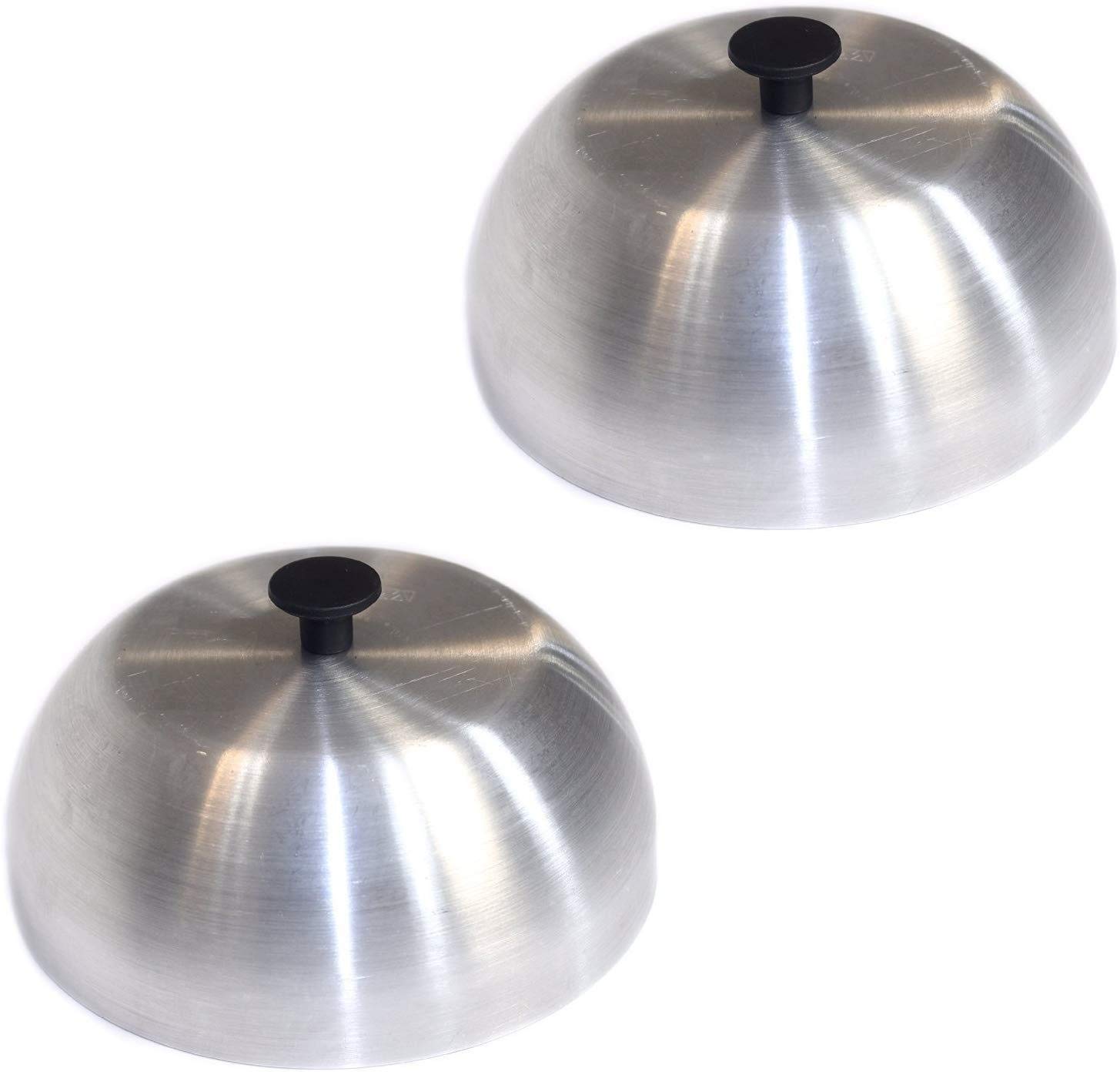 Set of 2 Hamburger Covers, Aluminum Grill Burger Covers