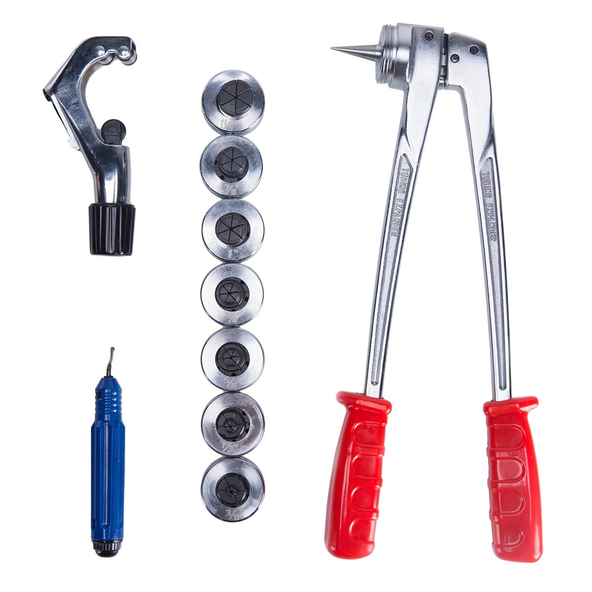 COZ 7 Level Professional Aluminum Copper Tube Expander Tool Full Set