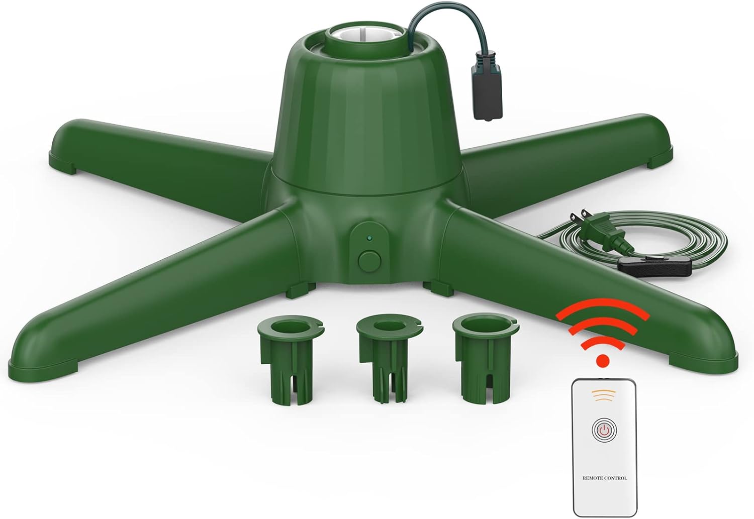 Tree Stands - Springlift Rotating Christmas Tree Stand - Pine Green