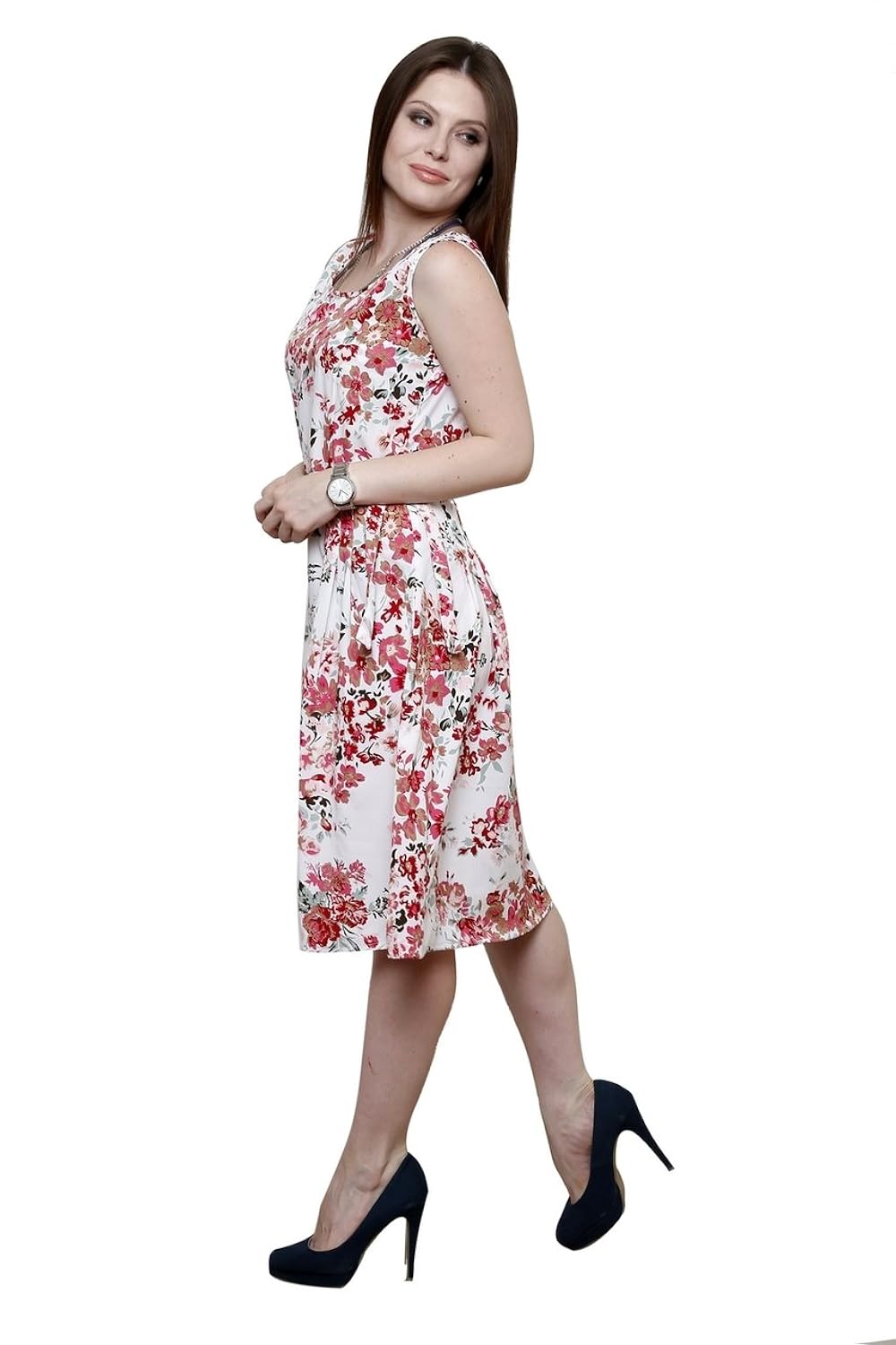 vastrasutra women's crepe a-line dress (vs91930)