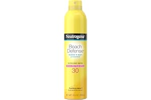 Neutrogena Beach Defense Sunscreen Spray SPF 30, Hawaii Reef Act 104 Compliant, Octinoxate & Oxybenzone Free, Broad Spectrum, Fast Absorbing & Lightweight, Face and Body Sunscreen, 8.5 Oz