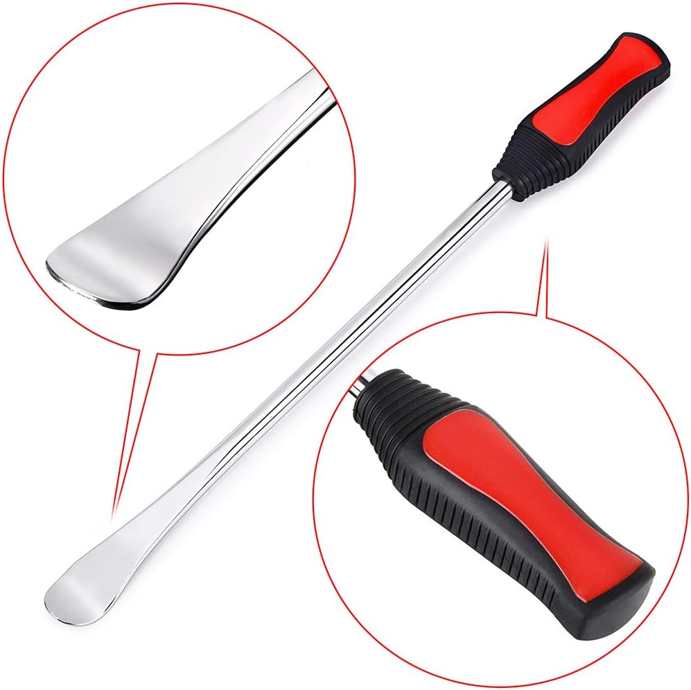 Sumnacon Tire Levers Spoon Set, Heavy Duty Motorcycle Bike Car Tire Irons Tool Kit,3 Pcs Tire Changing Spoon + 2 Pcs Rim Protector: Sports & Outdoors
