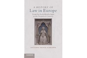 A History of Law in Europe: From the Early Middle Ages to the Twentieth Century