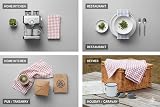 Vision Textiles Night Dreamz Tea Towel Pack 12 100% Cotton Mono Check 40x60cm view 6