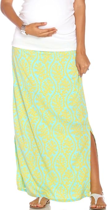 Yellow maternity pencil skirt Clearance
