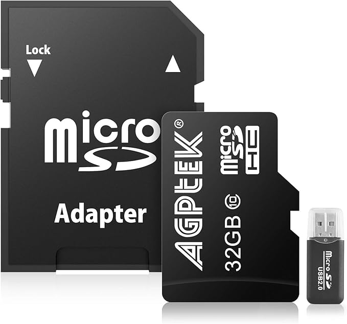 Agptek 32go Micro Carte Sd Tf Class 10 Avec Lecteur De Carte Et Adaptateur Carte Memoire Pour Telephone Mp3 Gps Tablette Pc Appareils Photo Amazon Fr Informatique