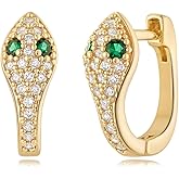 MYEARS Women Earrings Gold Huggie Hoop Ear Stud Cuff 14K Small Simple Hypoallergenic Everyday Jewelry