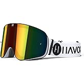 Havoc Racing Magnetic Frameless Goggles - For Motocross, Dirt Biking, Snowboarding, ATV, & UTV - UV Blocking Anti-Fog Goggles