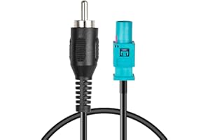 RED WOLF Fakra Z Male to RCA Male Plug for Select 2014-2016 Mercedes-Benz Sprinter, 2016 Mercedes-Benz Metris Reverse Camera 