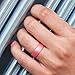 ThunderFit Unisex Silicone Wedding Rings, Rubber Engagement Bands 6mm Wide 1.65mm Thick - 1/2/3/4/5/6/7 Variety Multipack (Pack P - Size 5.5-6 (16.50mm))