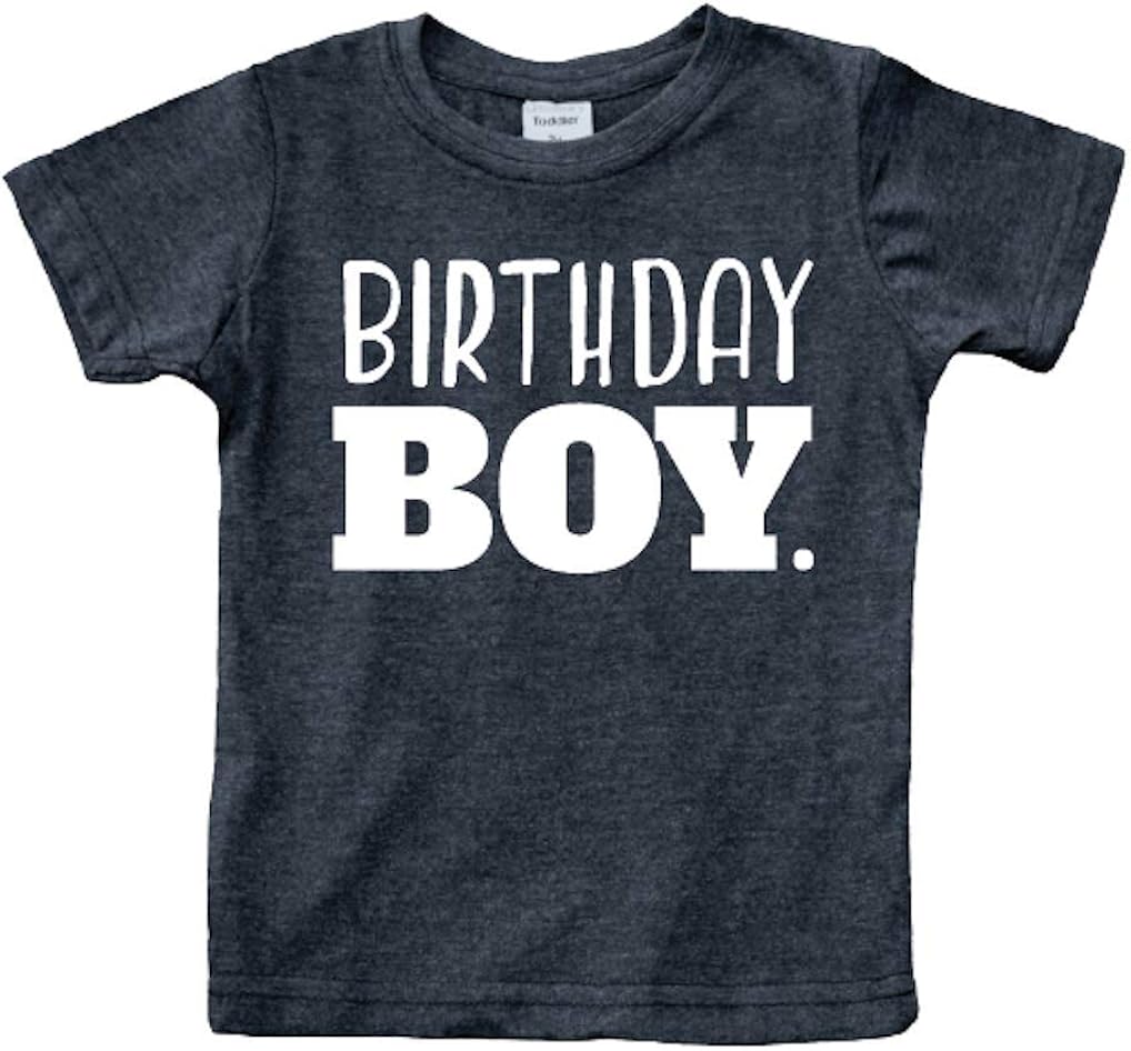 Birthday boy Shirt Toddler Boys Outfit First Happy 2t 3t 4 Year Old 5 Kids 6th: Clothing