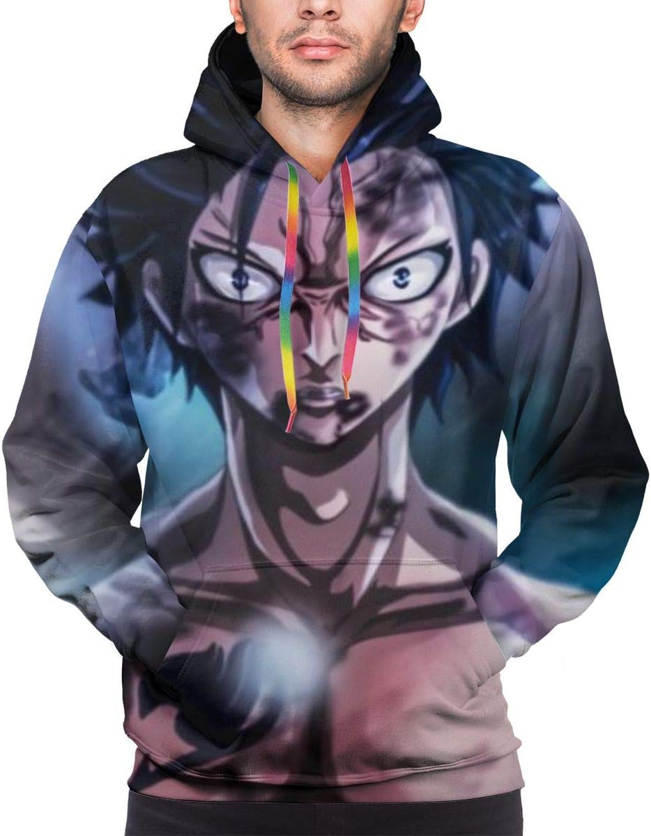 Men's Anime Hoodie Fairy Tail 3D Print Japanese Art Long Sleeve Pullover