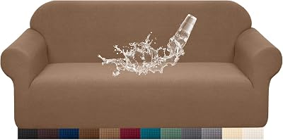 Granbest Premium Water-Repellent 2 Seater Sofa Cover Khaki