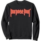 Justin Bieber Official Purpose Tour Cross Dateback Sweatshirt
