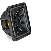KICKER L7S122 L7S 12" Subwoofer Dual Voice Coil 2-Ohm 750W | Deep hard-hitting bass upgrade, 12 inch competition style low end for truck and SUV audio, flexible amp wiring options