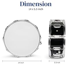 Ktaxon 14 x 5.5 inches Snare Drum Set, Marching
