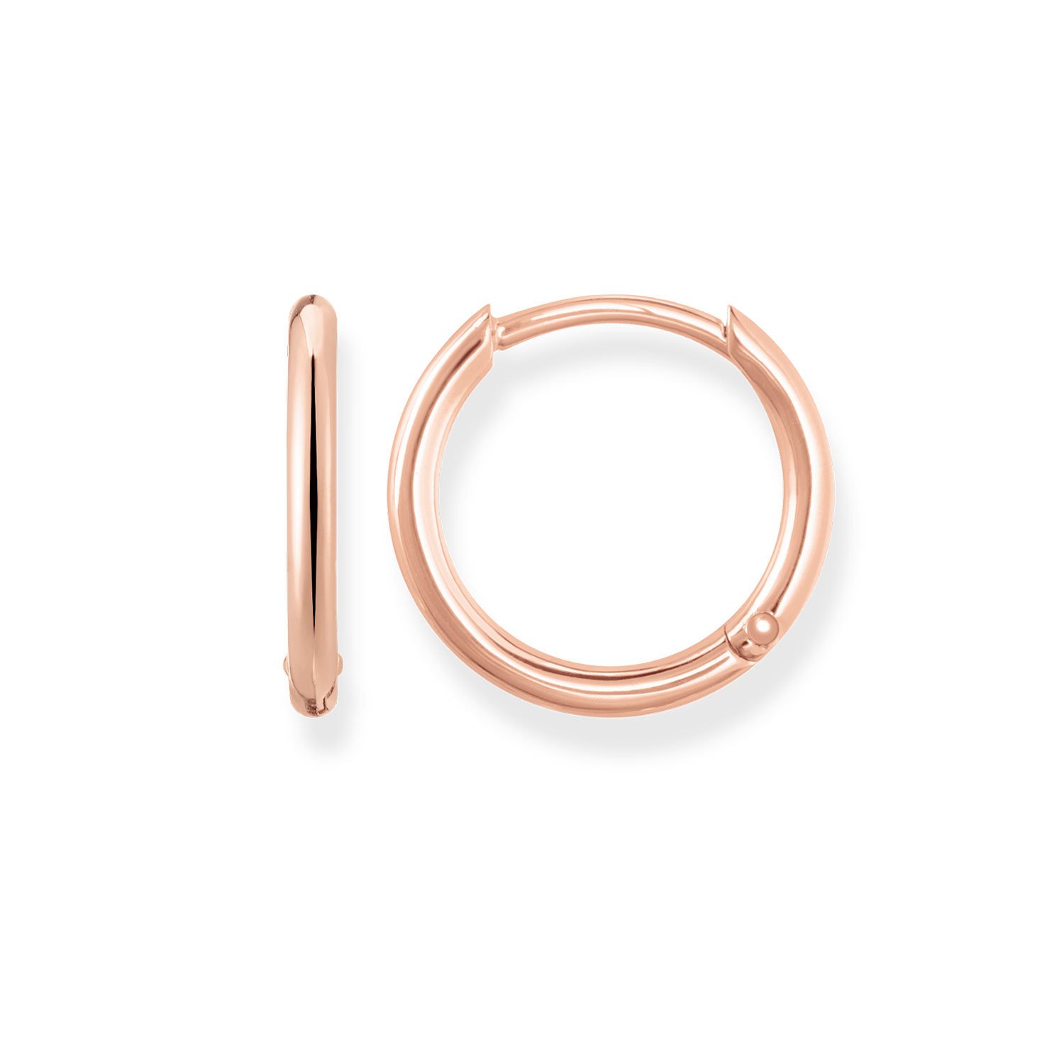 Thomas Sabo Hoop Earrings Small Gold Plated Silver CR608-415-12