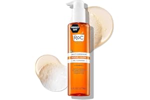 RoC Multi Correxion Revive + Glow Gel Vitamin C Cleanser, Face Wash, Facial Cleanser with Glycolic Acid, Paraben-Free, Sulfate-Free Skin Care - 6 Ounces