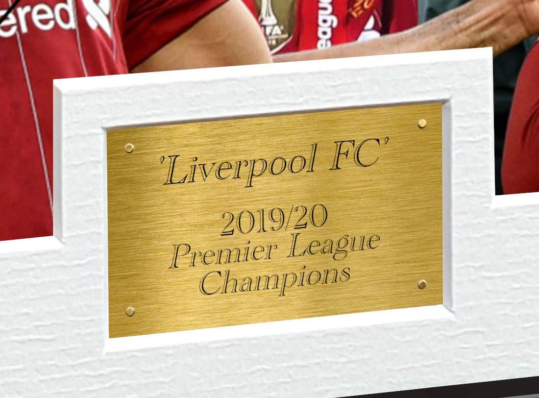 2019 2020 Liverpool Premier League Champions 12x8 A4 Signed Henderson Klopp Salah Mane Firmino Van Dijk Arnold Autographed Photo Photograph Picture Frame Soccer Gift - Image 3