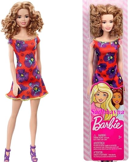 Sadbhavna Multicolour Barbie Flowered Dresses (GBK95)
