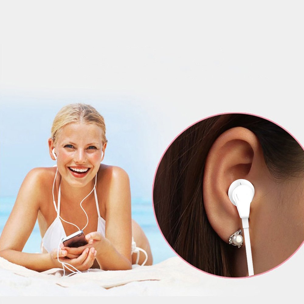 IPhone Bluetooth Earphones, AXELECT Lightning Headset Earbuds Wired Earphones Stereo Headphones with Microphone and Remote Control for iPhone X 8/8Plus 7/7Plus