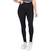 YELETE Womens High Rise Casual Soft Solid Color Leggings Plus Sizes S-2XL