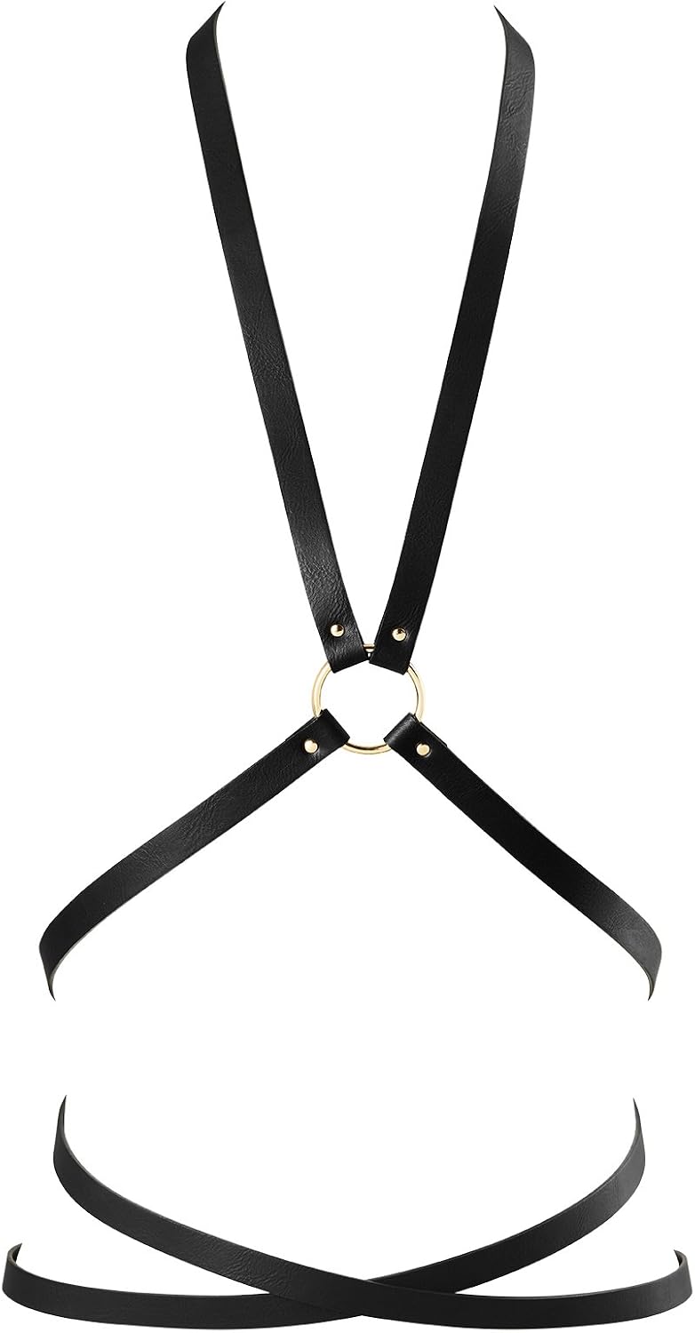 Bijoux Indiscrets Maze Multi-Way Body Harness,Black
