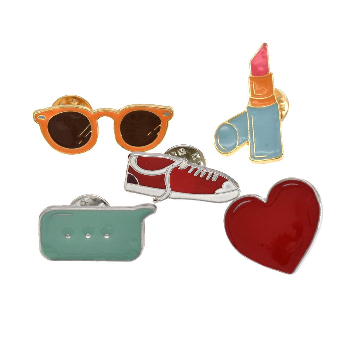 MeliMe Cute Cartoon Brooch Pins Enamel Brooches