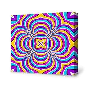 Canvas Wall Art for Living Room,Bedroom Home Artwork Paintings Visual Illusion Ready to Hang - 12x12 inches