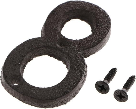 Homyl Retro Gusseisen Zahlen Nummer Ziffern DIY Hausnummer 0-9 - Nummer