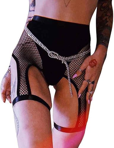 biker shorts with fishnet