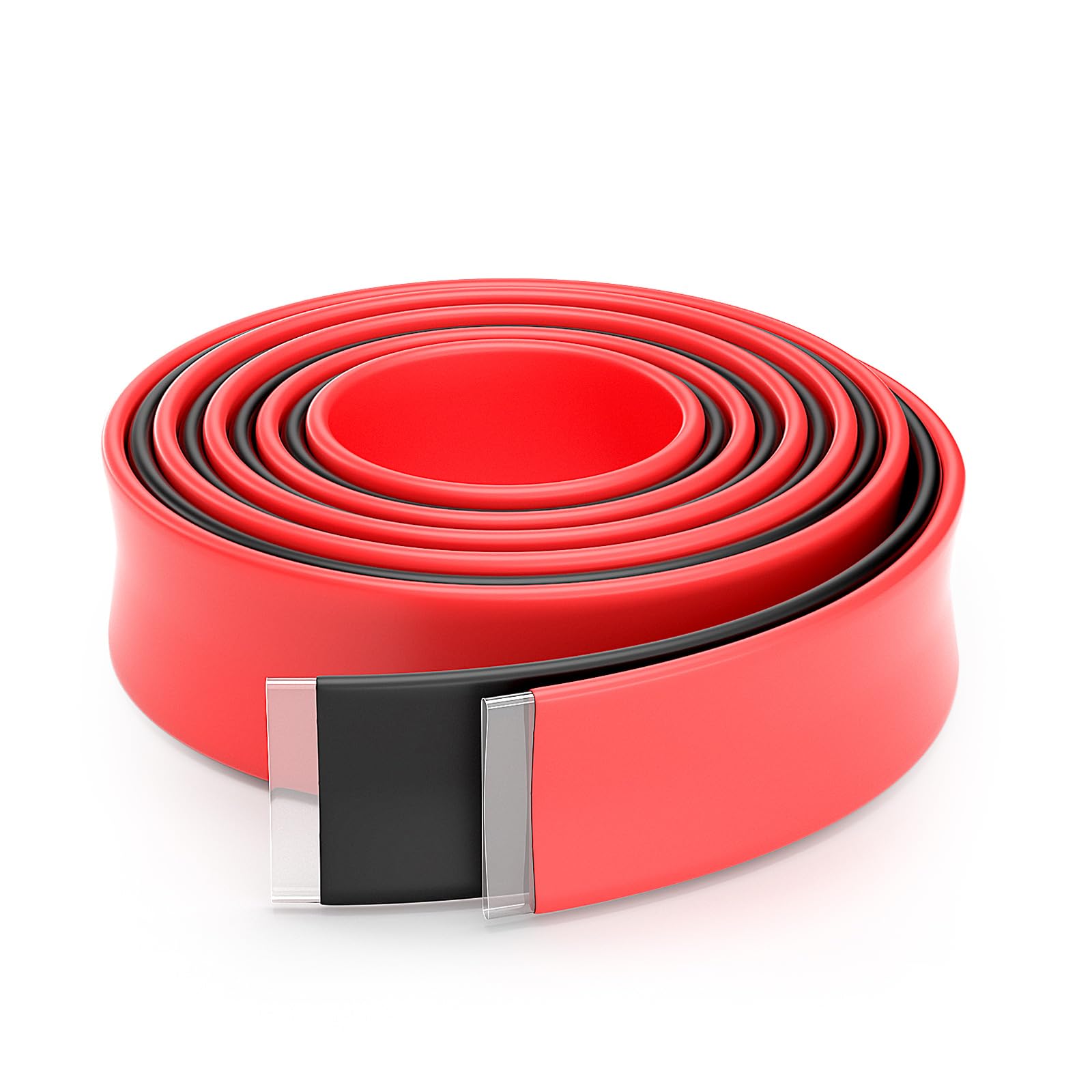 Photo 1 of ELECFUN 3/4 Inch 8 Ft Heat Shrink Tubing Roll, 3:1 Marine Grade Adhesive Lined Heatshrink Wire Tube, Waterproof Dual Wall Wiring Wrap for Cable Sealing Oil-Proof Wear-Resistant (4 ft Black & 4 ft Red)