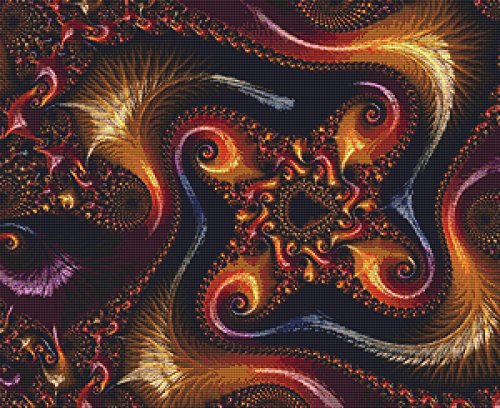 Fractal 130 Cross Stitch Pattern - 