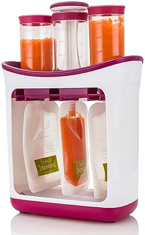 Food Storage - OhhGo Squeeze Station Homemade Infant Baby Fresh Fruit Juice Food Maker with Storage Bags 8.26