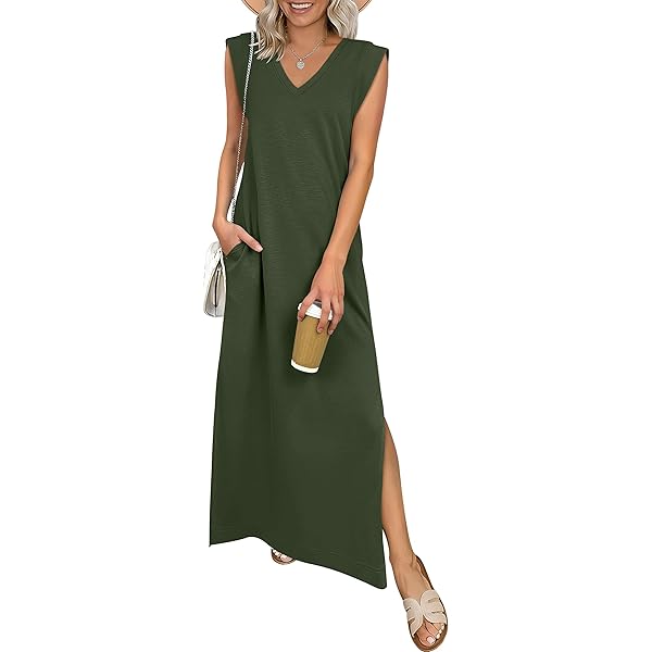 loose pleated dress MUKTANK x MODULER Cotton Loose Pleated T-Shirt Dress Black / L