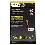 Klein Tools 56253 Wire Marker Book, Black
