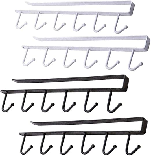 ysister 4 Piezas Soportes para Tazas Colgador, para Colgar Ganchos