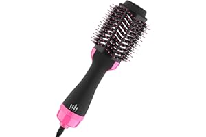 FOALOM Hair Styling with 4-in-1 Hot Air Comb, Hair Dryer Brush, Blow Dryer, Hair Straightener Oval Barrel for All Hair Types