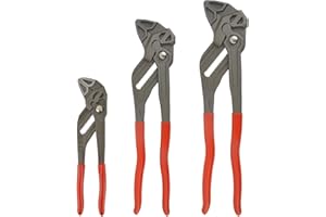 DSCTOOLS Multi-Use Adjustable Plier Wrench, Push Button Quick Adjust Tongue-and-Groove Pliers,Slip Joint Pliers, Plumbing Pli