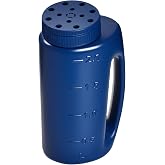 VKPLITE Adjustable Handheld Seed Shaker &ndash; Hand Spreader - Capacity Multi-Purpose Spreader for Fertilizer, Grass Seed, Ice Melt &amp; Lawn Care - Blue
