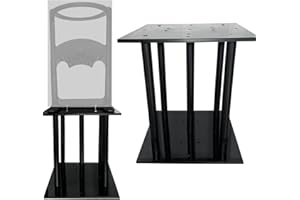 Keyfit Tools Kindling Splitter Lumberjack (1) Wood Splitter Stand ~Stand ONLY~ Heavy Duty Cracker Base 14" Tall Pre Drilled Holes 4 10" Screw Anchors ~High Impact HDPE Material 2000lbs Hit Strength