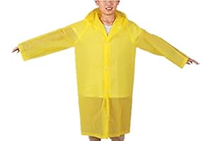 Taiduosheng Age 4~13 Kids Hooded Jacket Rain Raincoat Cover Long Rainwear