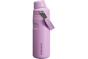 Stanley IceFlow Fast Flow Water Bottle | Angled Spout Lid | Lightweight & Leakproof for Travel & Sports | Insulated Stainless Steel | BPA-Free
