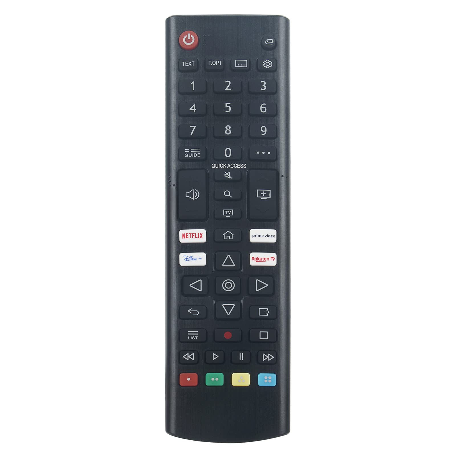 ALLIMITY AKB76040301 Replace Remote Control fit for LG Full HD TV 32LQ63006LA 32LQ630B6LA LQ63006 LQ63 32LQ631C0ZA 27TQ625S 28LQ515S 43UQ75006LF 43UQ75003LE 28TO515S-WZ 28TQ525S 28LQ525S