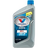 Valvoline VV205 VR1 Racing Formula SAE 10W-30 Turbo Approved Motor Oil - 1 Quart Bottle (Case of 12)