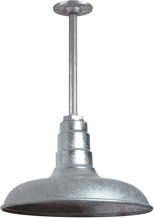 The Malibu Modern Farmhouse Pendant Light Steel Barn Light With