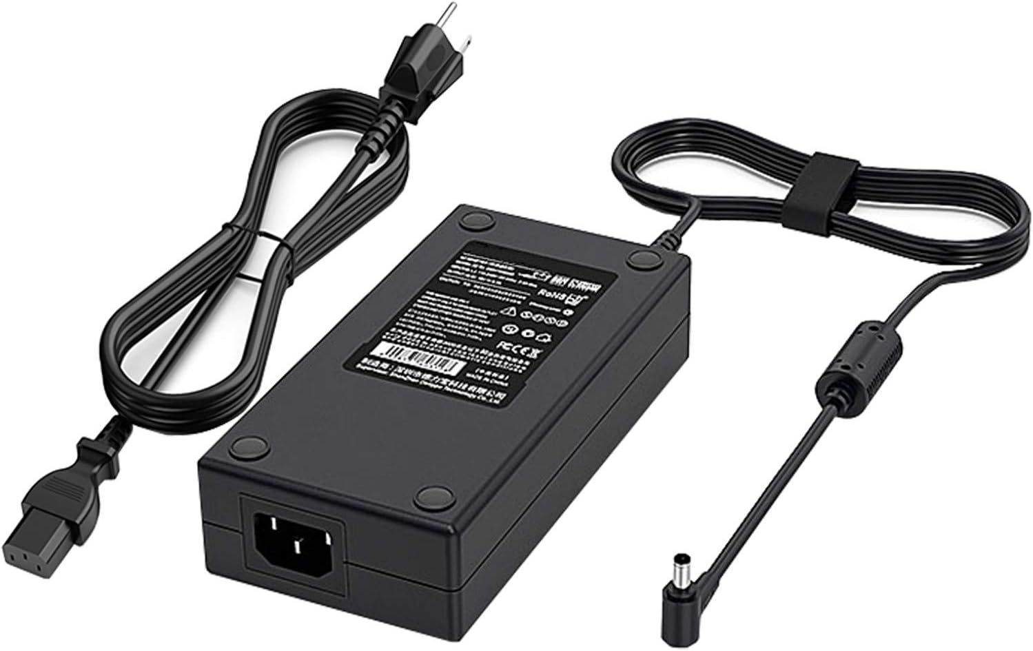 AC 180W Charger ADP-180HB D Fit for MSI ADP-180HB D GS73VR, GE62VR, GS63VR, GS43VR, GE60, GE62, GE70, GE72, GS60, GS63, GS65, GS70, GS75, GT60, GT70 Laptop Power Adapter Supply Cord 150W 120W