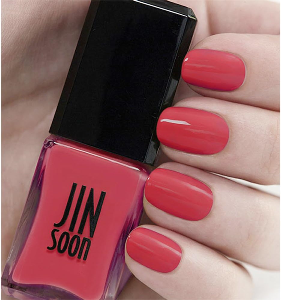 Amazon ジンスーン Jinsoon コーラルピオニー ホット コーラルピンク Coral Peony ジンスーン 5フリー ネイルポリッシュ ピンク 11ml Jinsoon ジンスーン マニキュア ネイルポリッシュ 通販
